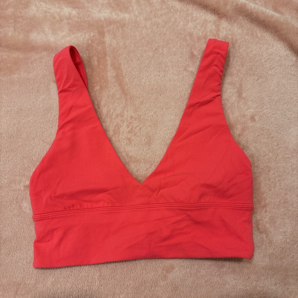 lululemon athletica Red Sports Bra